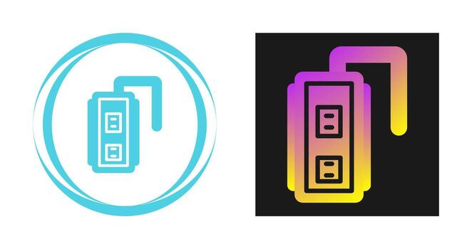 icono de vector de enchufe