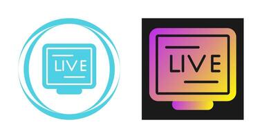 Live Stream Vector Icon