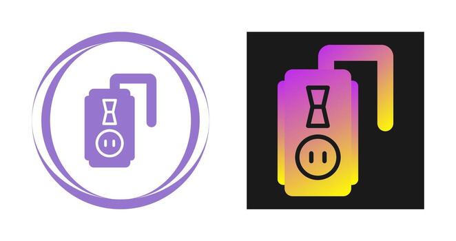 icono de vector de enchufe