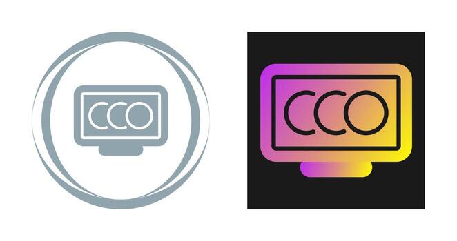 Desktop Computer Vector Icon