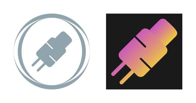 icono de vector de cable