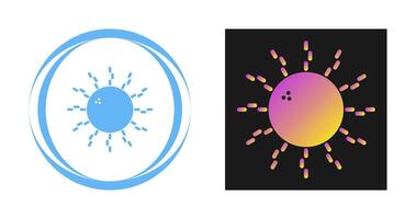 icono de vector de sol