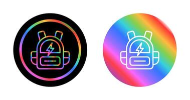 Smart Backpack Vector Icon