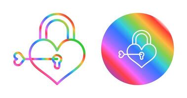 Love lock Vector Icon