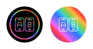 A B Testing Vector Icon