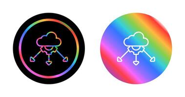 Network Load Balancing Vector Icon
