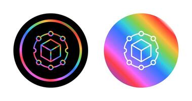 Blockchain Analytics Vector Icon