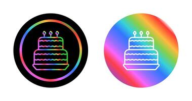 Birthday cake Vector Icon