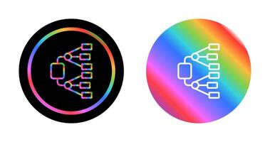 Network Diagram Vector Icon