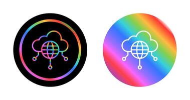 Public Cloud Vector Icon