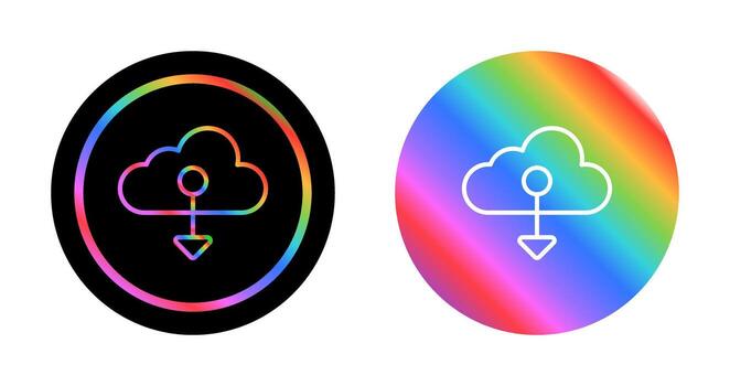 Cloud Native Vector Icon