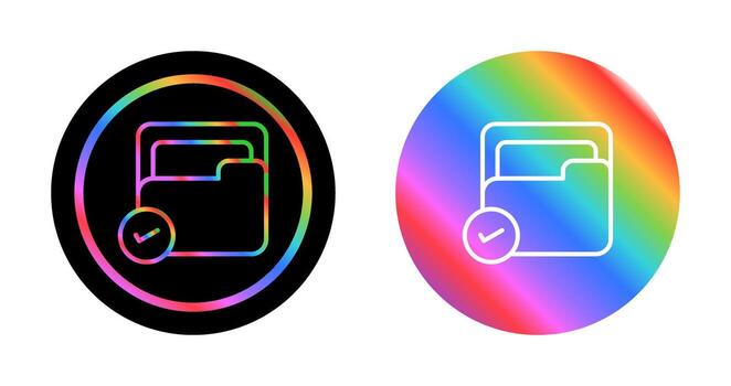 Accept Document Vector Icon