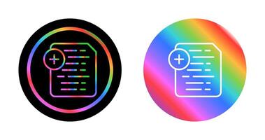 Document Insert Icon Vector Icon