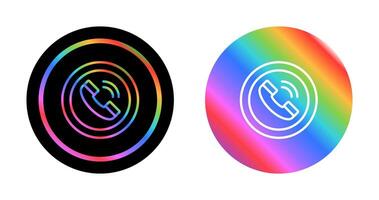 Circle Phone Vector Icon