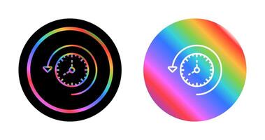 Time Past Vector Icon