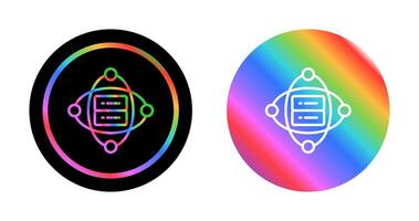 Cluster Server Vector Icon