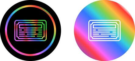 Certificate Vector Icon