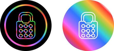 Pattern Lock Vector Icon