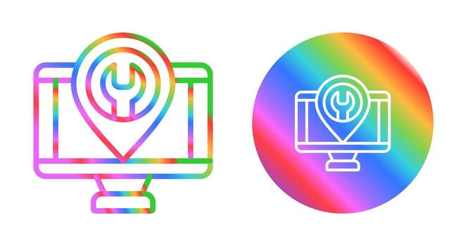 Computer Vector Icon