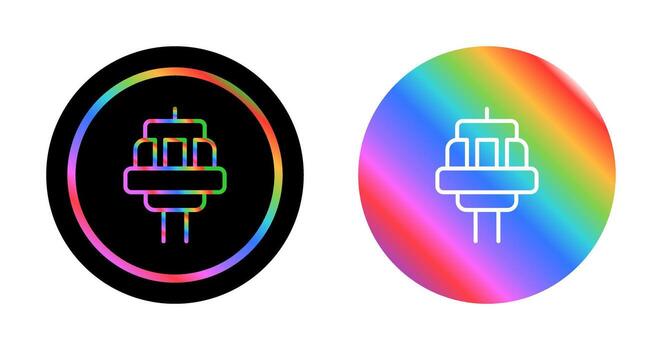 icono de vector de enchufe