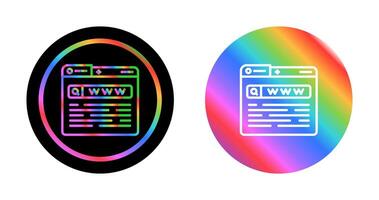 World Wide Web Vector Icon