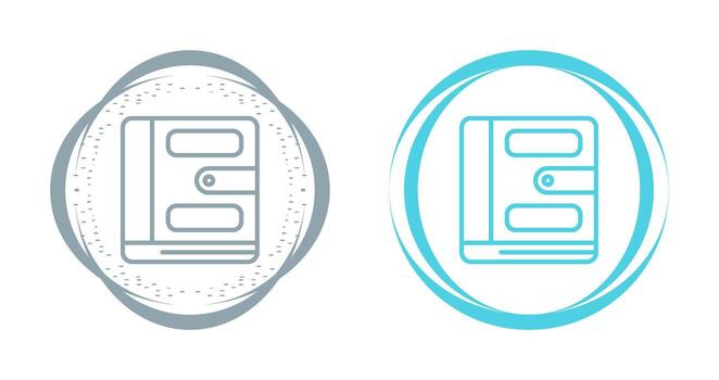 icono de vector de cuaderno