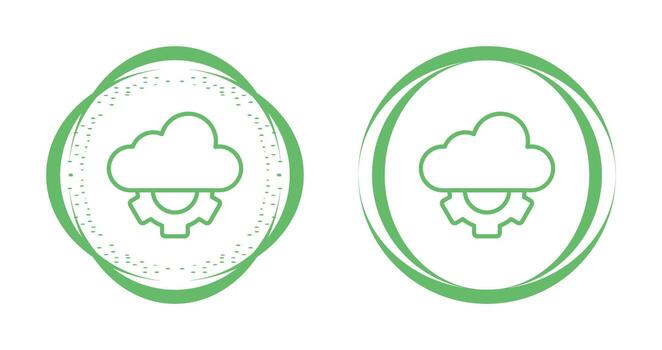 Cloud API Vector Icon