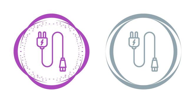 Monitor Cable Vector Icon