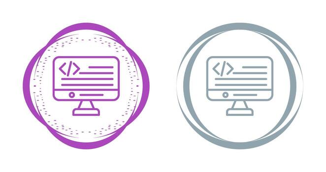 icono de vector de lenguaje de programación