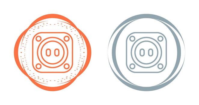 icono de vector de enchufe