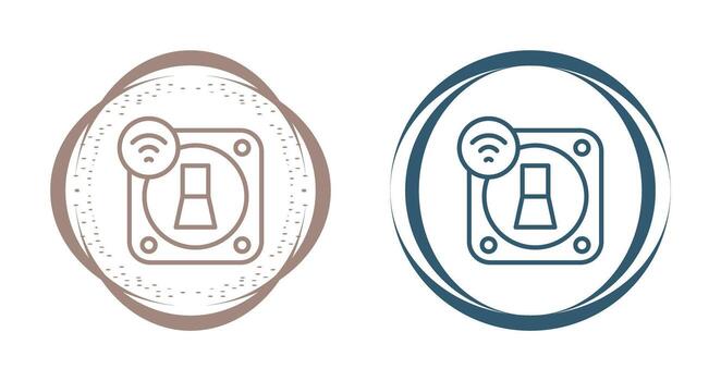 Smart Light Switch Vector Icon