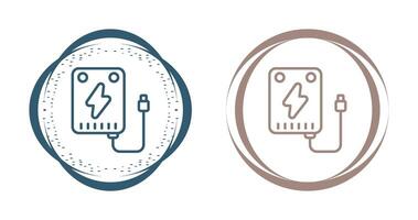 Portable charger Vector Icon