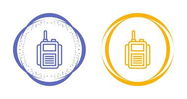 Hand crank radio Vector Icon