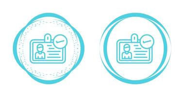 ID Verification Vector Icon