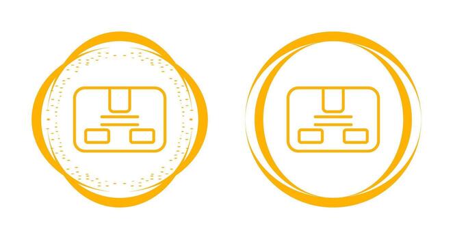 icono de vector de paquete