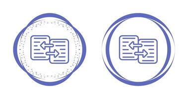 icono de vector de transferencia de datos