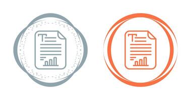 Text Analytics Vector Icon