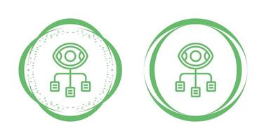 icono de vector de visualización de datos