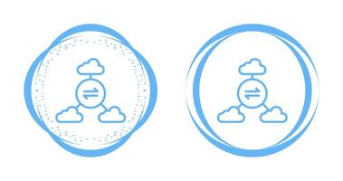 multi-nube vector icono