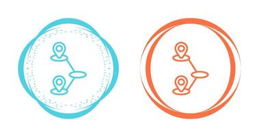 Journey Mapping Vector Icon