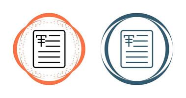 Document Strikethrough Vector Icon