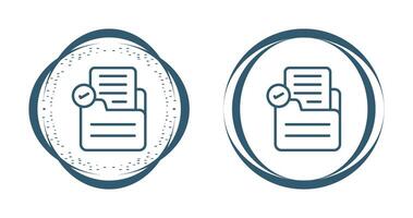 Document Check Vector Icon