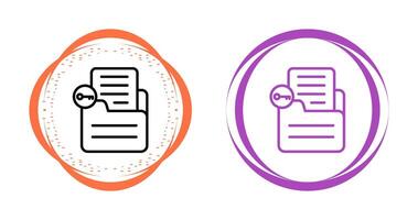 Document Unlock Vector Icon