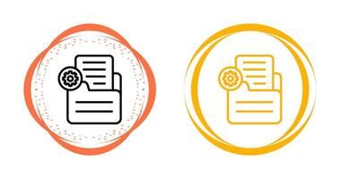 Document Settings Vector Icon