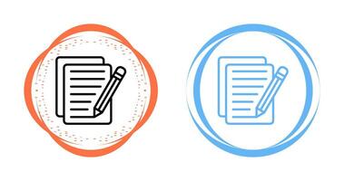 Document Edit Vector Icon