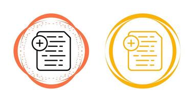 Document Insert Icon Vector Icon