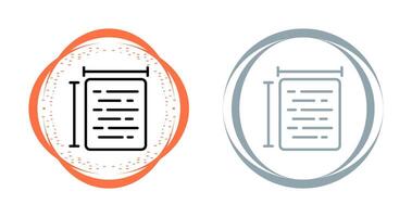Document Size Vector Icon