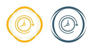 Clock with arrow Vector Icon