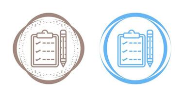 Writing pad Vector Icon