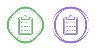 Task list with checkmarks Vector Icon